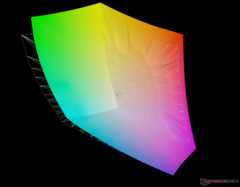 vs. Adobe RGB : 90,8 % de couverture