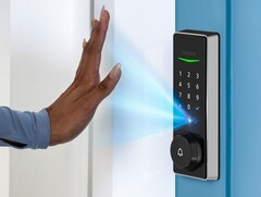 Le Smart Deadbolt de Philips utilise un scanner de veines de la paume de la main hautement sécurisé pour l&#039;entrée. (Source : Philips)