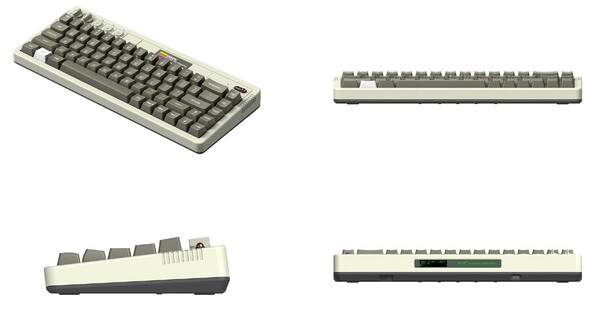 Le design du 8BitDo Retro 68 Keyboard AP50th Limited Edition est inspiré du Apple II.