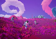 Astroneer est un jeu d'artisanat de survie de science-fiction avec une coopération à quatre joueurs et de nombreuses couleurs vives. (Source de l'image : Steam)