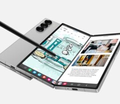 Le Galaxy Z Fold6, comme le Z Fold5 et le Z Fold4 avant lui, est équipé d&#039;un appareil photo sous l&#039;écran. (Source de l&#039;image : Samsung)
