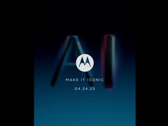Le lancement de la série Motorola Razr 2025/Razr 60 a été confirmé pour le 24 avril. (Source de l&#039;image : MotorolaUS sur X)