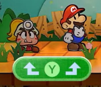 Paper Mario sur Switch. (Source de l'image : Nintendo)
