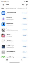 Interface de l'application