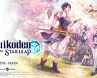 Illustration principale du jeu « Suikoden Star Leap » de Konami.