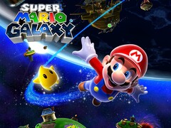 La bannière de Super Mario Galaxy est montrée (Image source : Nintendo of America avec modifications)