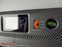 Boutons d'alimentation et de mode de charge