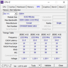 Schenker XMG Fusion 15 - Informations système : CPU-Z : SPD.