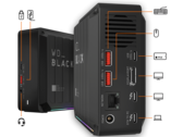 La station d'accueil Western Digital D50 Game NVMe est un excellent moyen d'utiliser ce port Thunderbolt 3 (Source : WD)