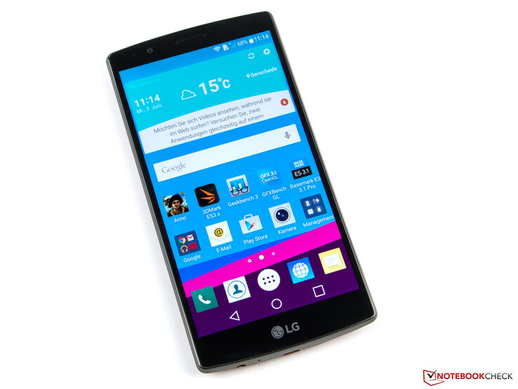 Le LG G4 a un grand écran QHD.