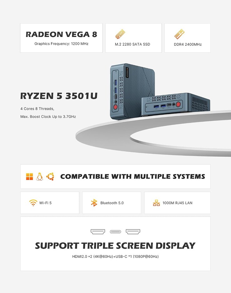 Mini-PC Bosgame E2 Plus