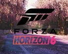 Bannière pour Forza Horizon 6 montrant une route japonaise