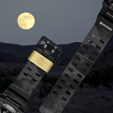 Le groupe tente de capturer le désert au clair de lune. (Source de l'image : Casio)