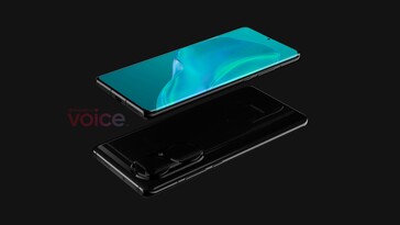 De nouveaux rendus du Huawei P50 Pro ont été mis en ligne (image via @OnLeaks)