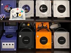 Une collection de consoles Nintendo GameCube