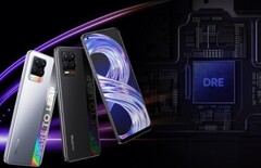 Le Realme 8 devrait être en mesure d&#039;accéder jusqu&#039;à 2 Go de mémoire vive virtuelle supplémentaire grâce à la fonction DRE. (Image source : Realme - édité)