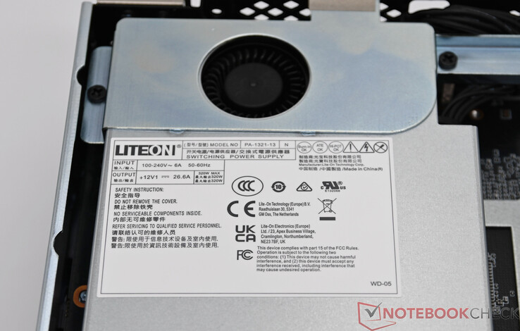 Minisforum MS-S1 Max avec bloc d'alimentation interne (12 V, 26,6 A)