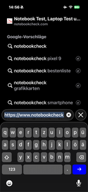 Clavier en format portrait