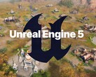 Le logo Unreal Engine 5 apparaît sur la carte de Age of Empires 4 (Source : Xbox Gaming, Epic Games avec modifications)