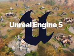 Le logo Unreal Engine 5 apparaît sur la carte de Age of Empires 4 (Source : Xbox Gaming, Epic Games avec modifications)