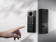 Le dispositif Eufy Video Smart Lock est à la fois une sonnette vidéo, une caméra de sécurité et une serrure intelligente. (Image source : Eufy)