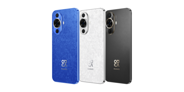 ...tandis que le 12s est disponible en bleu, blanc et noir. (Source : Huawei)