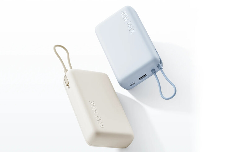 Xiaomi prévoit de proposer sa nouvelle batterie externe de 45 W en deux couleurs.