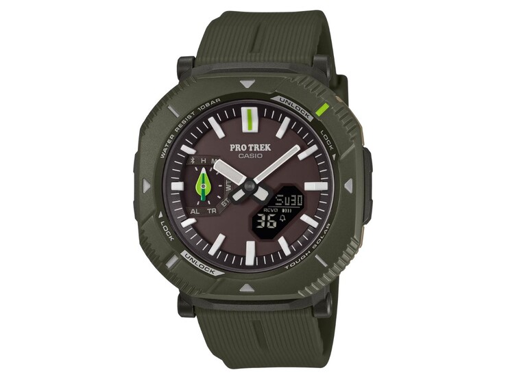 La montre Casio Pro Trek x The Nature Conservation Society of Japan x Pickles the Frog PRJ-B001NJ-3