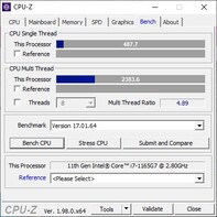 CPU-Z : Bancs d'essai