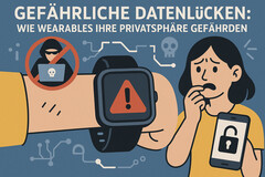 Des lacunes dangereuses en matière de données : Les dispositifs portables peuvent mettre en danger votre vie privée. (Source de l&#039;image : DallE3)