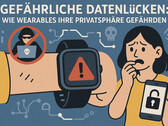 Des lacunes dangereuses en matière de données : Les dispositifs portables peuvent mettre en danger votre vie privée. (Source de l'image : DallE3)