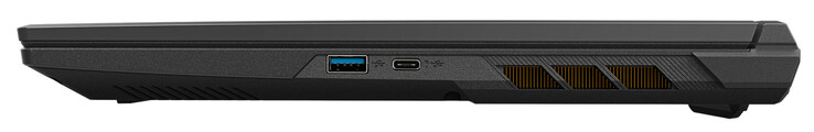 Droit : USB 3.2 Gen 2 Type-A, USB 3.2 Gen 2 Type-C avec Power Delivery