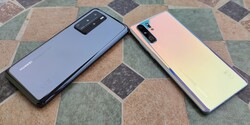 En test : le Huawei P40 Pro face au Huawei P30 Pro. Modèles de test fournis par Huawei Allemagne.