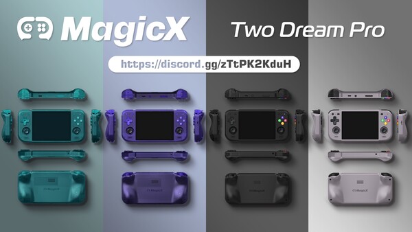 Les variantes verte et violette du MagicX Two Dream Pro sont dotées de boutons de couleur assortie.