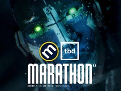 Bannière Marathon montrée avec le logo Metacritic