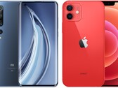 Le Mi 10 Pro a été mieux noté pour ses qualités audio que l'iPhone 12. (Source de l'image : Xiaomi/Apple - édité)