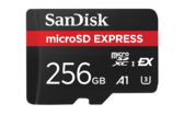 La première carte microSD Express de Sandisk. (Image : Sandisk)