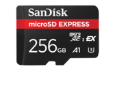 La première carte microSD Express de Sandisk. (Image : Sandisk)