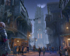 Une capture d'écran montrant Skingrad, le joyau de l'ancienne Colvovie dans The Elder Scrolls Online (source d'image : The Elder Scrolls Online)