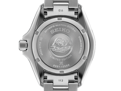 Le fond du boîtier de la Seiko Prospex HBB003K1