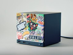 Cette façade imprimée en 3D transforme la face avant de la Steam Machine en station d'accueil pour la manette Steam Controller.