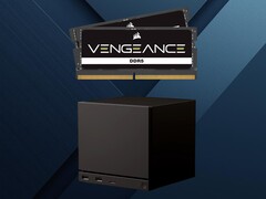 Steam Machine présentée avec de la mémoire DDR5 SO-DIMM (Source de l'image : Corsair, Valve avec modifications)