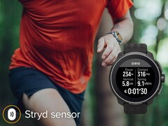 La nouvelle application SuuntoPlus Stryd sport fournit des mesures de course plus avancées. (Source de l'image : Suunto)