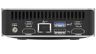 Ports de connectivité à l'arrière avec le port USB 4 (Source de l'image : IT Home)