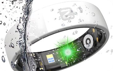 La bague intelligente Smalth Ceramic offre une résistance à l'eau de 10 ATM (Image source : Smalth)