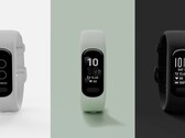 Le Garmin Vivosmart 5 est disponible en deux tailles et trois couleurs. (Image source : Garmin)