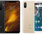 Le Poco F1 et le Mi A2 sont tous deux sortis en 2018. (Source de l'image : Xiaomi - édité)