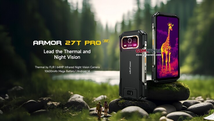 L'Armor 27T Pro n'est pas particulièrement fin. (Image : Ulefone, via GSMArena)