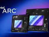 Avec les optimisations des pilotes activées, la puce Arc a même réussi à devancer la RTX 3070 mobile de GeForce (Image source : Intel)