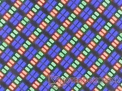 Sous-pixels OLED RVB d'une grande netteté